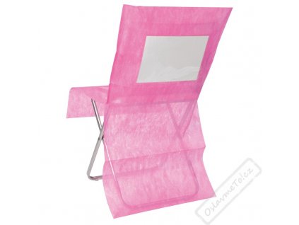 Univerzální potah na židli s kapsou růžový