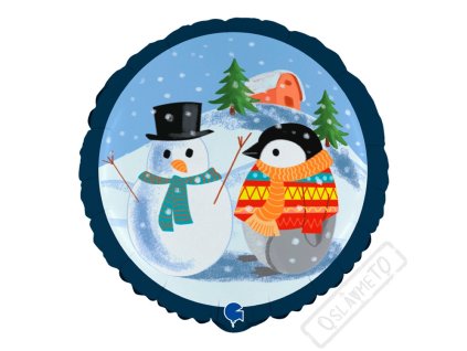 Nafukovací balónek Vánoční Tučňák 46cm