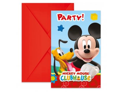 Pozvánky na oslavu Mickey Mouse