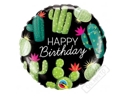 Nafukovací balónek fóliový Cactus 45cm