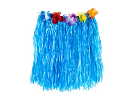 Havajská sukně modrá 40cm