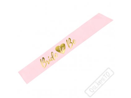 Šerpa na rozlučku Bride to Be růžová