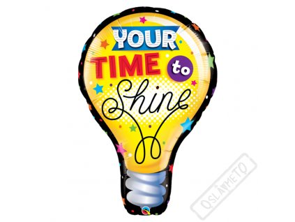 Nafukovací balón fóliový Žárovka 102cm