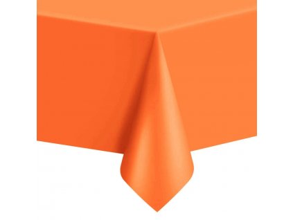 Plastový party ubrus oranžový