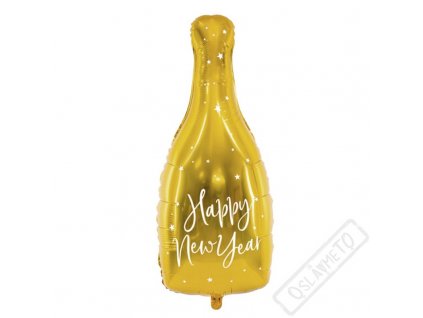 Nafukovací balón Šampus Happy New Year 82cm