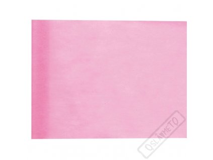 Stolová šerpa z netkané textilie Rosé 25m