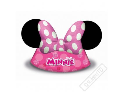 Papírové party čepičky Myška Minnie