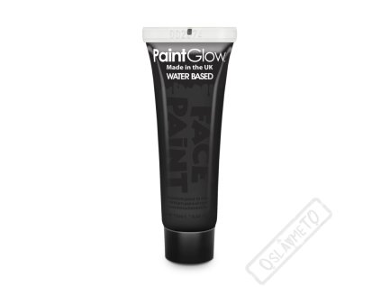Barva na obličej a tělo PaintGlow černá