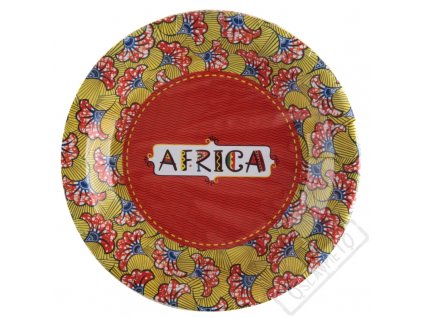 Papírové party talíře Afrika