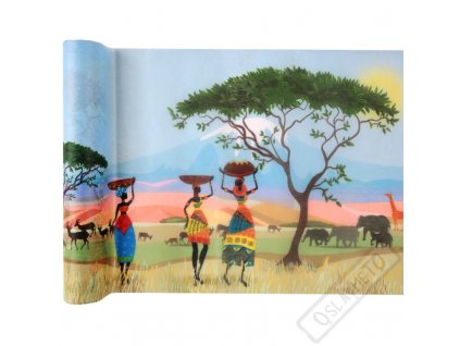 Stolová šerpa z netkané textilie Afrika