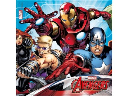 Papírové party ubrousky Avengers