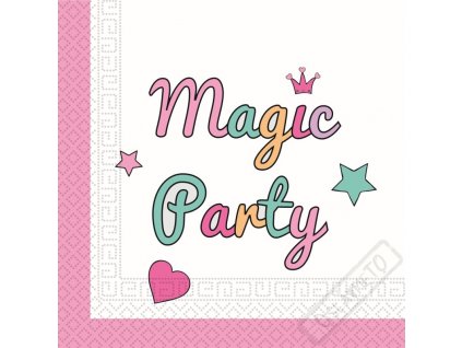 Papírové party ubrousky Magic Party