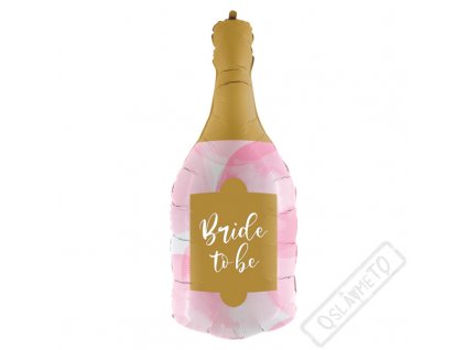 Nafukovací balón Šampus Bride to Be 91cm