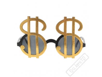Vtipné party brýle Dollar
