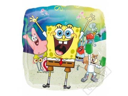 Nafukovací balónek fóliový Sponge Bob 43cm