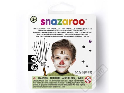 Mini sada barev na obličej Sněhulák
