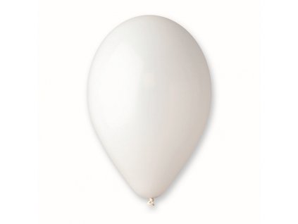 Pastelový nafukovací balónek latex bílý