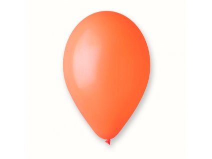 Pastelový nafukovací balónek latex oranžový