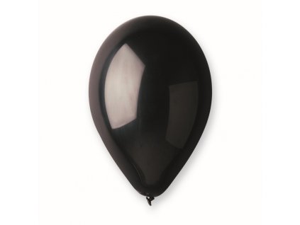 Pastelový nafukovací balónek latex černý