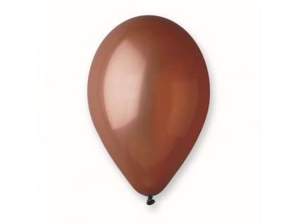 Pastelový nafukovací balónek latex hnědý