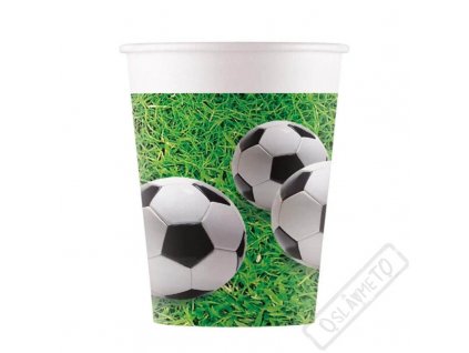 Papírové party kelímky Fotbal