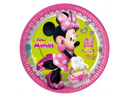 Papírové EKO party talíře Myška Minnie