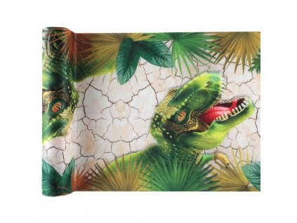 Stolová šerpa z netkané textilie Dino T-Rex