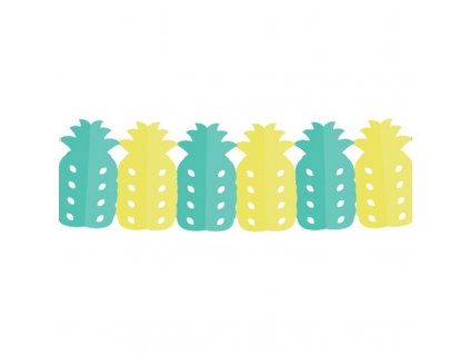 Papírová party girlanda Ananas