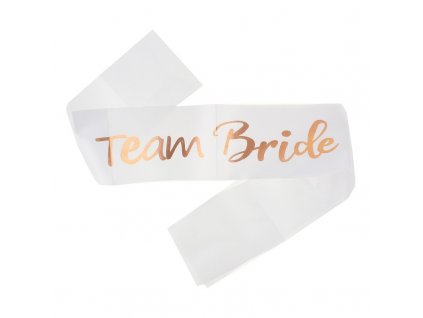 Šerpa na rozlučku Team Bride Rose-gold