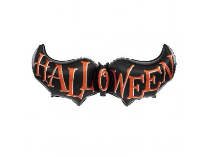 Nafukovací balón fóliový Netopýr Halloween 120cm
