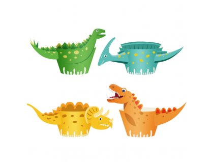 Košíčky na muffiny Dinosauři
