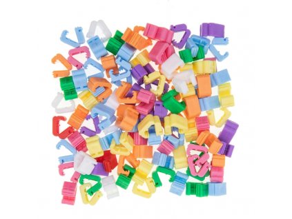 Plastové klipy na balónky Multicolor