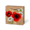 Dárková taška malá Quadro Kraft mix