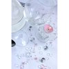 Dekorační diamantové krystaly průhledné