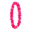 Havajský květinový věnec růžový Neon