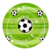 Papírové party talířky Fotbalové hřiště