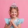 Korunka pro princeznu stříbrná s kamínky