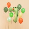 Nafukovací balón číslo 7 Krokodýl 85cm