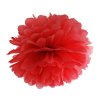Papírová Pom pom koule červená 35cm