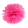 Papírová Pom pom koule fuchsiová 35cm