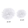 Papírová Pom pom koule bílá 25cm