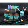 Košíčky na muffiny se zápichy Halloween BOO