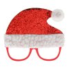 Vánoční party brýle Santova čepice