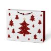 Dárková vánoční taška Horizontal Tree mix