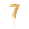 Narozeninová svíčka zlatá číslo 7