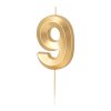 Narozeninová svíčka zlatá číslo 9