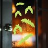 Gelové samolepky na okno svítící netopýři