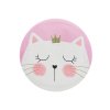 Placka kulatá Kočka s korunkou