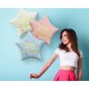 Nafukovací balónek Hvězda Happy Cream 46cm