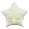 Nafukovací balónek Hvězda Happy Cream 46cm